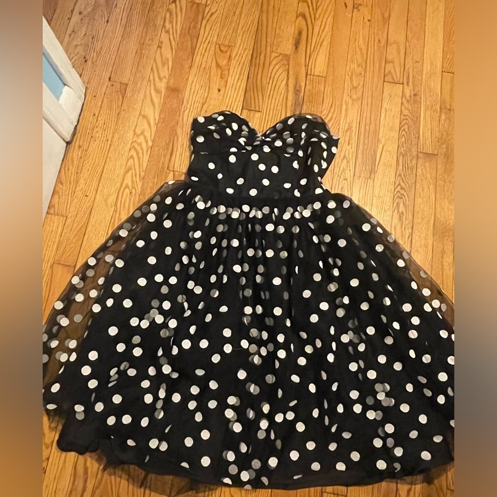 Unique Vintage Poke Dot Dress.
